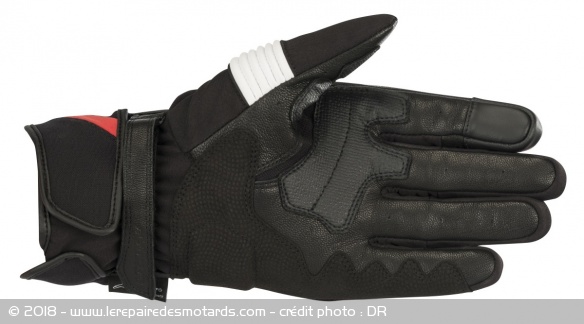 Vue de la paume des gants sport Alpinestars T-SP W Drystar Vue de la paume des gants sport Alpinestars T-SP W Drystar