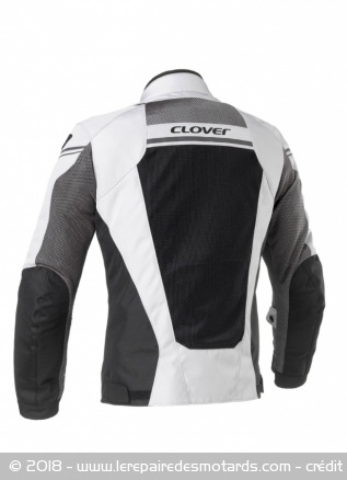 Dos de la veste textile Clover Airjet-4