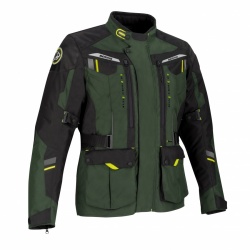 Veste textile touring Bering Darko verte