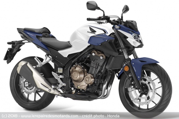 Honda CB500F blanc
