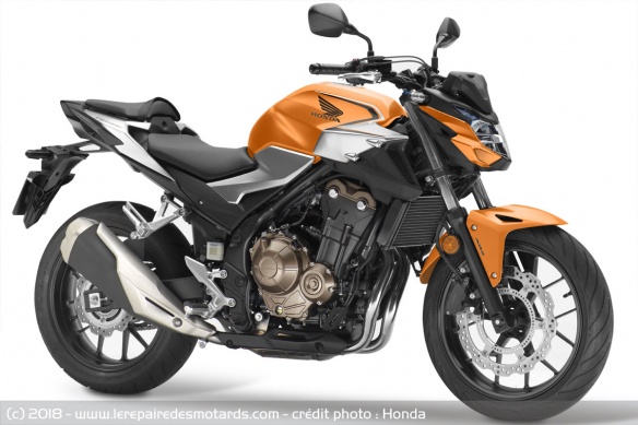 Honda CB500F orange