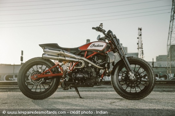 Le concept FTR 1200 Custom présenté lors du dernier EICMA Le concept FTR 1200 Custom présenté lors du dernier EICMA