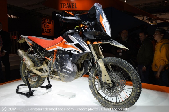 Le prototype présenté au dernier salon EICMA Le prototype présenté au dernier salon EICMA