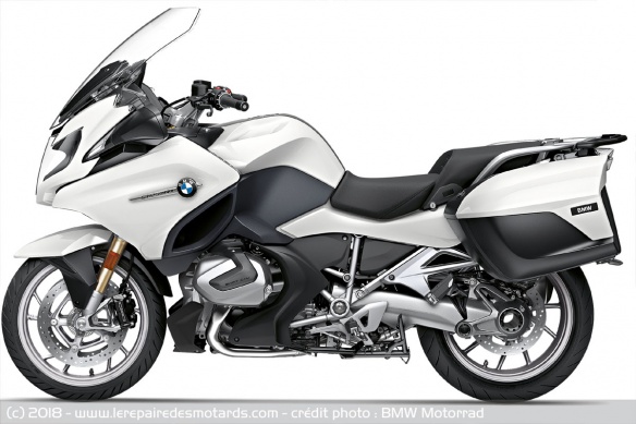 Routière BMW R 1250 RT blanc Routière BMW R 1250 RT blanc