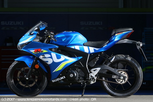L'actuelle Suzuki GSX-R125 commercialisée en France