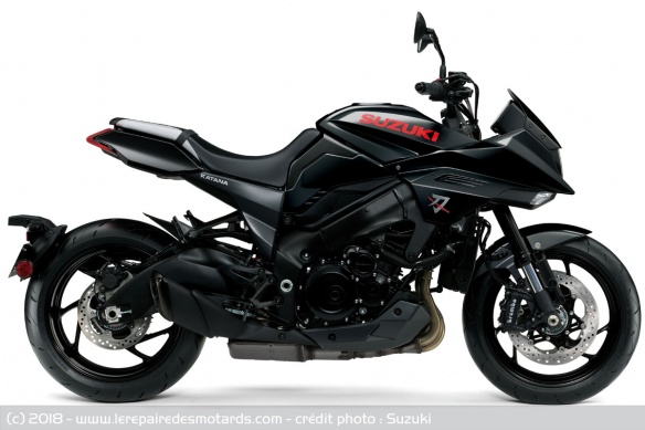 Du noir pour la Suzuki Katana