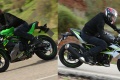 Essai comparo Kawasaki Ninja 125 Z125