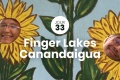 A Canandaigua, on dcouvre le centre culturel Seneca puis le manoir et les jardins Sonnenberg avant de se dtourner de nos plans pour terminer la journe dans un champ de tournesols et une course de speedway.
