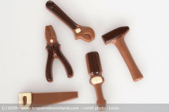 Les outils en chocolat Les outils en chocolat