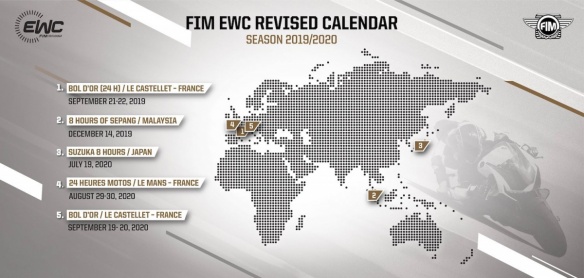 Saison d'endurance 2019-2020 : un calendrier fortement modifié