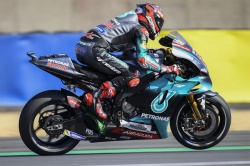 Quartararo leader sur le Bugatti - Crédit photo : MotoGP