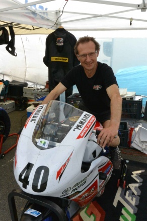 Marc Filaire, chirurgien la semaine et limeur de sliders le week-end, MT07 # 40, Twin Cup