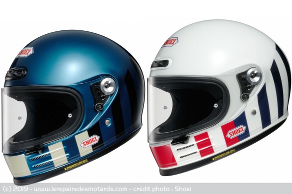 Les décos du Shoei Glamster Les décos du Shoei Glamster