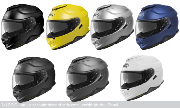 Les versions unies du Shoei GT-Air II