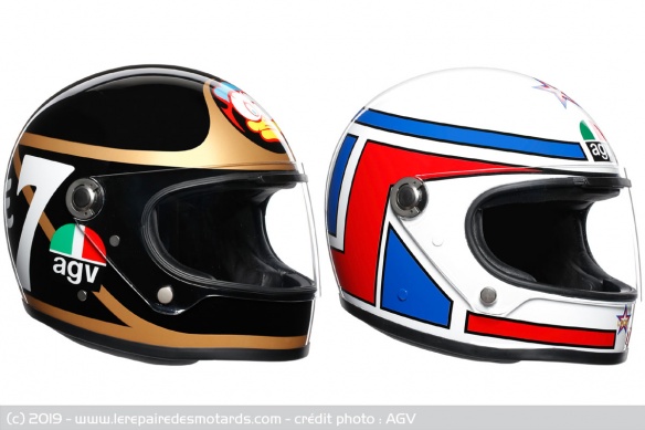AGV X3000 Sheene et Lucky AGV X3000 Sheene et Lucky
