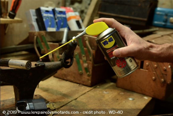 Le WD-40 Super Dégrippant à l'action !