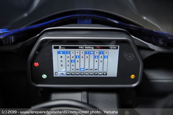L'app YRC permet de paramêtrer son propre mode de pilotage L'app YRC permet de paramêtrer son propre mode de pilotage