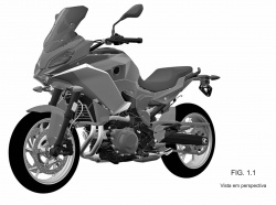 BMW dépose le brevet de sa F850RS au Brésil - Crédit : INPI.gov.br