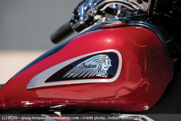 Réservoir de l'Indian Chieftain Elite Réservoir de l'Indian Chieftain Elite