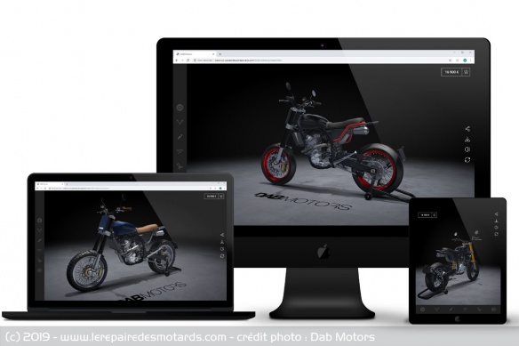 La LM-S est personnalisable en ligne grâce à une interface 3D La LM-S est personnalisable en ligne grâce à une interface 3D