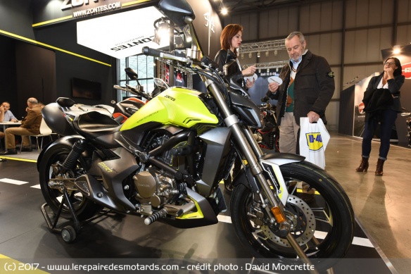 La Zontes 310V lors du salon de Milan 2017 La Zontes 310V lors du salon de Milan 2017