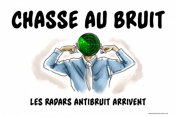 Radar anti-bruit moto