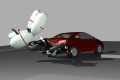 L airbag moto selle éjectable