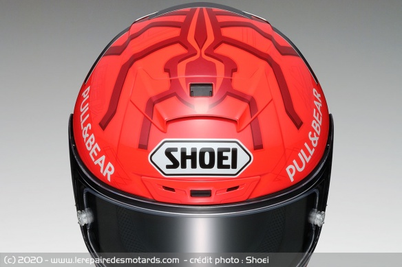 L'araignée du nouveau casque Shoei Marc Marquez