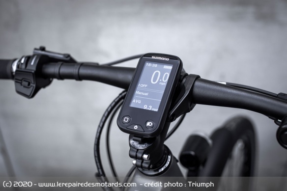 Le Trekker reçoit un compteur Shimano