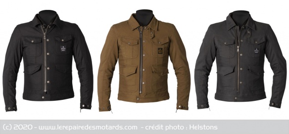 Blouson textile Helstons Yard Blouson textile Helstons Yard
