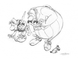 Hommage au père d'Astérix Albert Uderzo