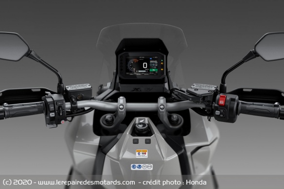 Le poste de conduite du Honda X-ADV Le poste de conduite du Honda X-ADV