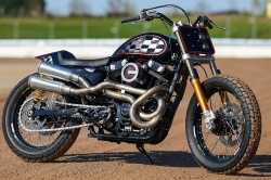 XL 1200 FT de Harley-Davidson Bordeaux sur base de Spotster Forty Eight