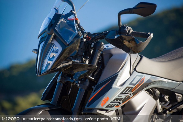 La fourche WP Apex n'est ici pas réglable La fourche WP Apex n'est ici pas réglable