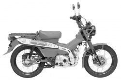 Design du CT 125 déposé par Honda