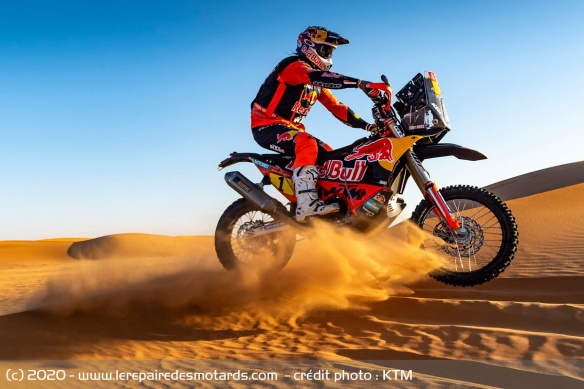 Toby Price sur la 450 Rally factory lors du Dakar 2020 Toby Price sur la 450 Rally factory lors du Dakar 2020