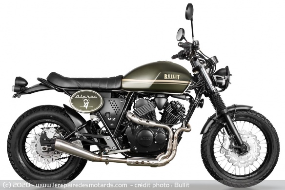 Bullit Bluroc 250 en vert métallisé