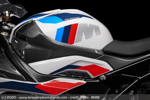 Réservoir de la BMW M 1000 RR