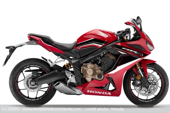 La CBR650R reçoit une nouvelle fourche Showa SFF-BP de 41 mm La CBR650R reçoit une nouvelle fourche Showa SFF-BP de 41 mm