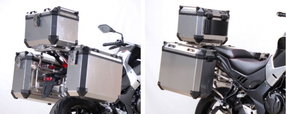 Valises alu sur Voge 500 DS