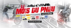 Promo : 30 € remboursés sur les pneus motos