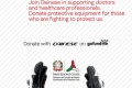 Dainese soutient personnels santé