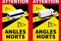 Signalisation angles morts obligatoire véhicules lourds