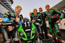 Le team Dunlop SRC Kawasaki 
