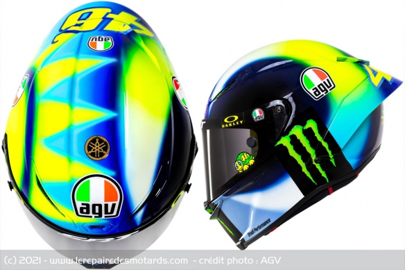 L'AGV Pista GP RR de Rossi L'AGV Pista GP RR de Rossi