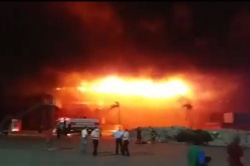 MotoGP : incendie à Termas de Rio Hondo