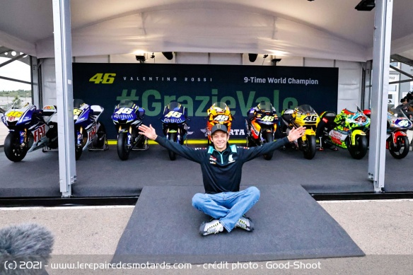 Il Dottore et les 9 motos de ses titres sur le circuit de Valence Il Dottore et les 9 motos de ses titres sur le circuit de Valence