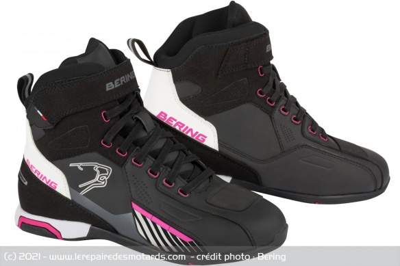 Baskets moto Bering Lady Tiger Baskets moto Bering Lady Tiger