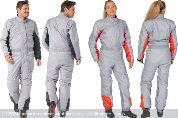 La combinaison de pluie Fastway en versions homme et femme La combinaison de pluie Fastway en versions homme et femme