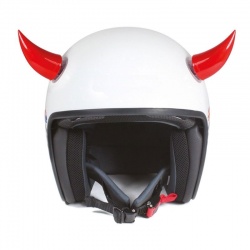 Déco cornes de casque moto